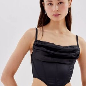 Urban Outfitters // Lexi Satin Cowl Corset Top